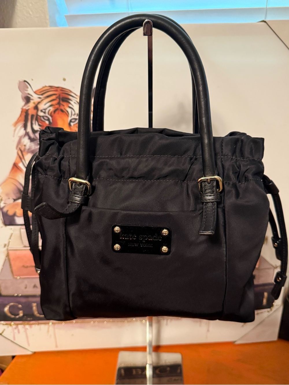 Kate Spade NY Westbury Small Nylon Satchel EUC
